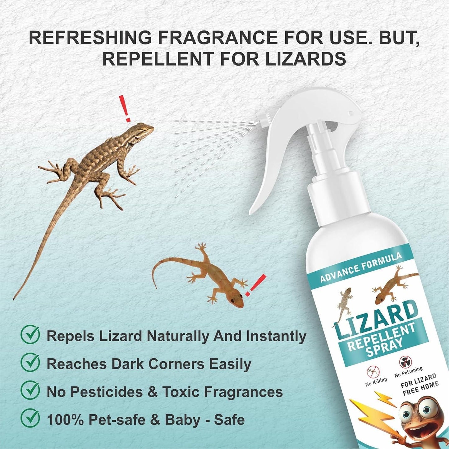 Lizard Repellent Spray (250ML | Buy 1 Get 1 Free)
