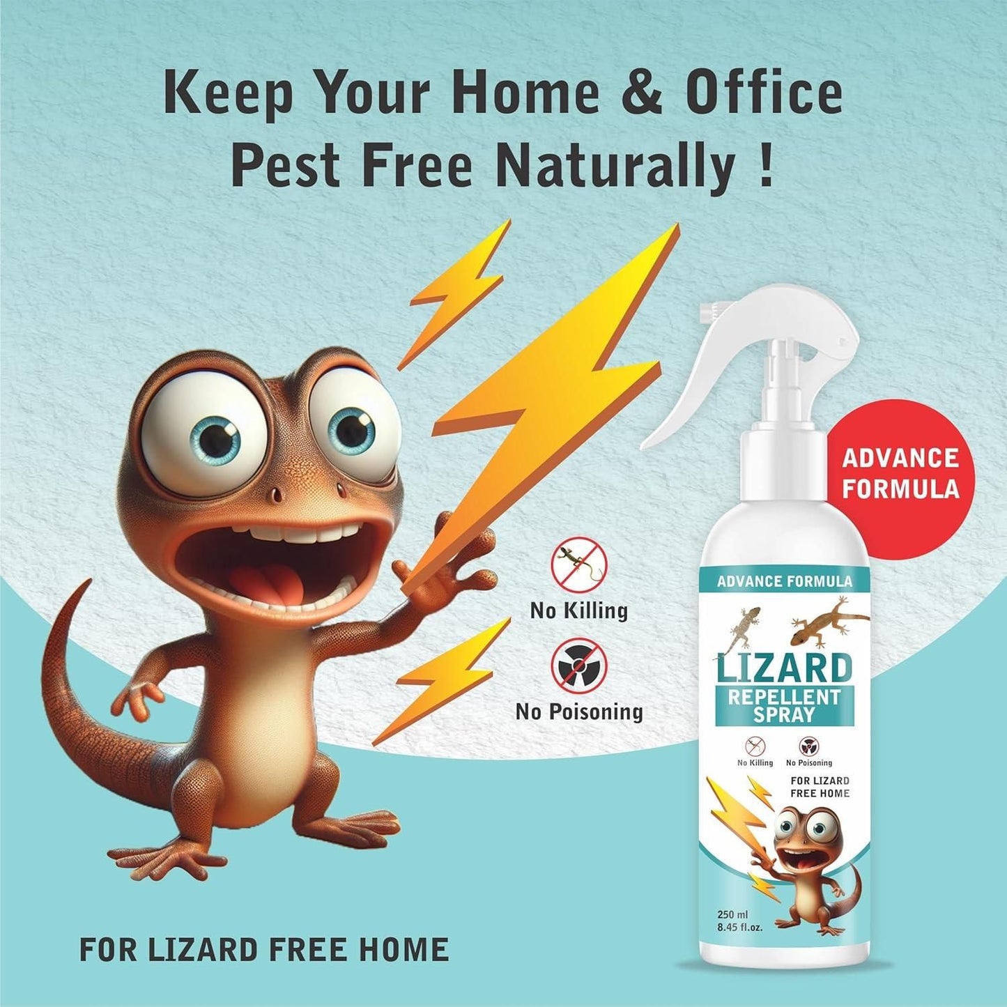 Lizard Repellent Spray (250ML | Buy 1 Get 1 Free)